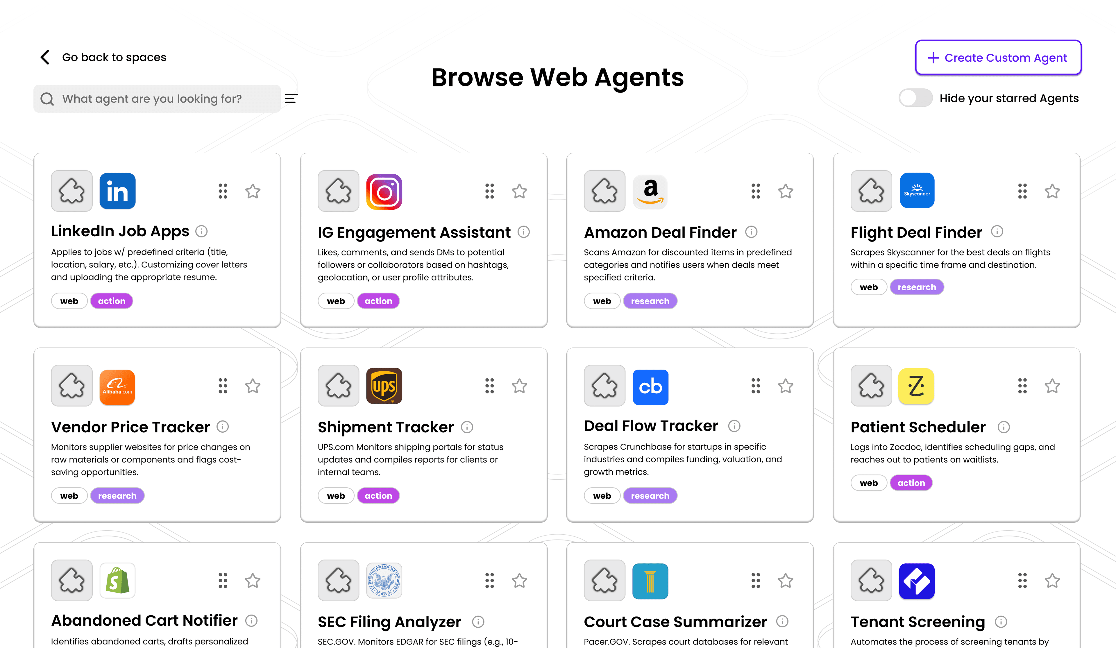 Community Web Agents