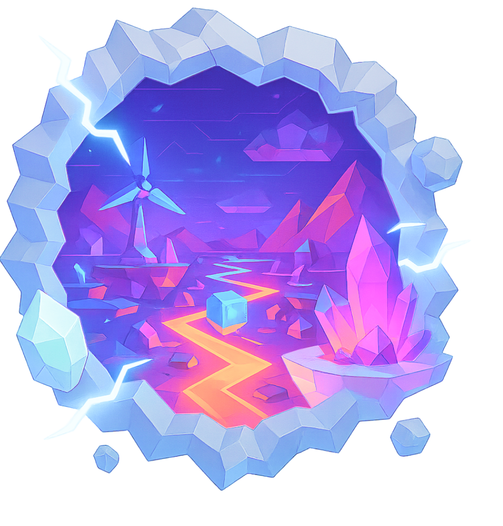 Path background for Spiky Cat Dude